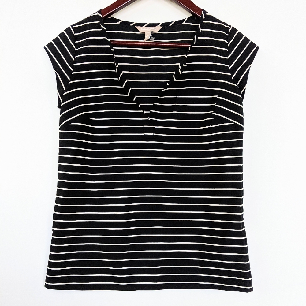 Banana Republic Striped Business Blouse XXS
